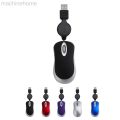 Lovely Mini Wired Mouse Retractable USB Cable Ergonomic Office Computer PC Laptop Gaming Mice. 