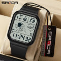 Sanda Fashion Men's Watches 50M Waterproof Sports Casual  Wristwatch for Male Clock Relogios Masculino 6052. 