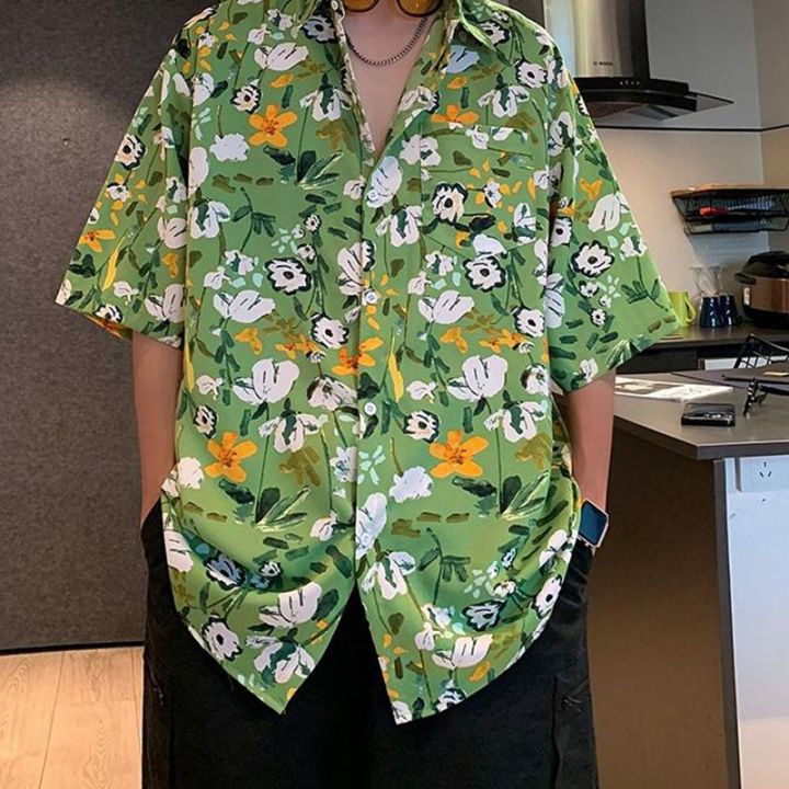 Hong%20Kong%20Style%20Summer%20Shirt%20for%20Men%202024%20Trendy%20New%20Handsome%20Short%20Sleeve%20Thin%20Japanese%20Sanya%20Travel%20Style%20Coat%20Shirt%20-%20Image%202