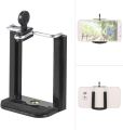 Universal Camera Stand Clip Bracket Holder Monopod Tripod Mount For Smart phone Smartphone Tripod Cell Phone Holder Mount Adapter, Fits iPhone, Samsung, and all Phones, Rotates Vertical and Horizontal, Adjustable Clamp. 