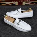 Tods Men's Spring New Fashionable Men's Shoes Casual Leather Shoes Korean Style All-Matching Lazybones' Shoes Slip-on Men's Fashion Shoes. 