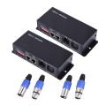 2X DMX 512 4CH X 8A Decoder LED Controller 4 Channel Driver RGBW LED Tape DC 12V - 24V. 
