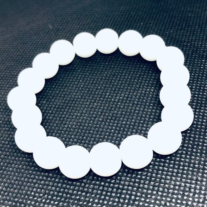 White Tiger Eye Beads Bracelet - 2nd Quality, Stylish Design