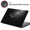 Laptop Skin Protector Sticker for 15.6 inch laptop (High Quality Matt Laminated). 
