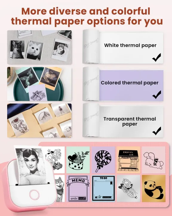 Phomemo%20T02%20Portable%20Thermal%20Label%20Printer,Mini%20Wireless%20Bluetooth%20Pocket%20Photo%20Printer,Great%20For%20Picture,Study%20Notes,Barcode,Logo,To-do%20List,DIY%20Sticker%20-%20Image%204