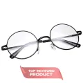 Clear Round Unisex Glasses. 