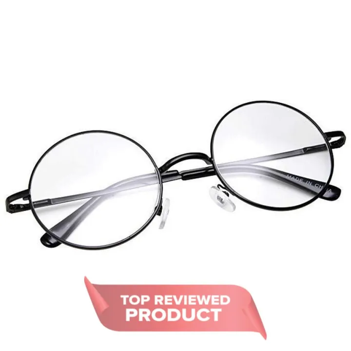 Clear Round Unisex Glasses