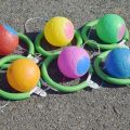 LAYOR1 Skip Ball New Outdoor Fun Playground Football Ball Classical Skipping Toy. 