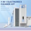 7 in 1 Electronic Cleaner Kit, Keyboard Cleaner Kit with Brush, 3 in 1 Cleaning Pen for Airpods Pro, Multifunctional Cleaning Kit for Earphone, Keyboard, Laptop, Phone, PC Monitor High Quality. 