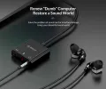 ORICO Sound Card External USB Interface 3.5mm Stereo Microphone Audio Volume Adjustment Free Drive Adapter for Laptop PS4 Headse. 