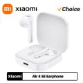 New Xiaomi Air 4 SE Noise-canceling headphones 30 hours Battery life Bluetooth 5.4 Dual microphone call noise reduction. 