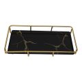 Countertop Tray Iron Glass Counter Organizer Modern Delicate Texture for Kitchen. 