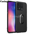 For itel A04 Case Soft Silicone Matte Full Protector Shockproof Car Adsorb Holder Ring Back Cover for itel A04 Phone Cases. 