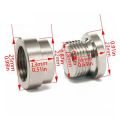 Universal Oxygen Sensor Hex Screw And Nut 304 Stainless Steel Oxygen Sensor. 
