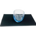 3 Pack Black Bar Mat Spill Mat Glass Drying Mat Cocktail Mixing Service Mat for Counter Top(12inch(L) x 6inch(W)). 