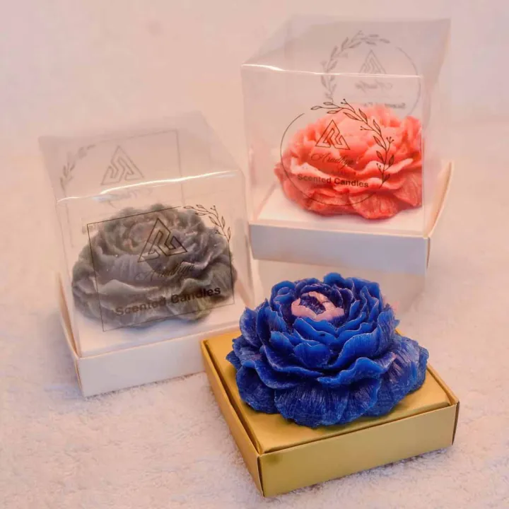 Pink%20Rose%20Flower%20Scented%20Candle%20With%20Box%20-%20Image%203