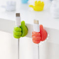 5/10/20Pcs Silicone Thumb Wall Hook Cable Clip Wire Desk Organizer Brush Storage Wall Sticker Gadgets Useful Things For Home Sunlight Mall. 