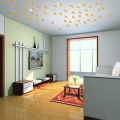50pcs/lot Star Shape 3D Acrylic Wall Stickers Living Room Bed Room Ceiling Mirror Wall Sticker Home Decoration. 