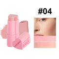 Handaiyan Blush Stick Love Heart Blusher Highlight Contour Stick Face Brightening Shiny Blush. 