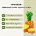 Pure Nutrition Digestive Enzymes (Amylase, Lipase, Protease, Cellulase, Lactase) with Bromelain| Better Bioavailability | Supports Digestion & Better Absorption of Food Nutrients - 60 Veg Capsules(FROM INDIA)NUSS. 