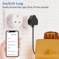 20A Tuya Smart WiFi Smart Plug with Power Monitoring and Timer Function Power Outlet. 
