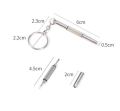 Portable 3 in 1 Keychain Screwdriver Eyeglass Sunglasses Watch Repair Kit Tool. 