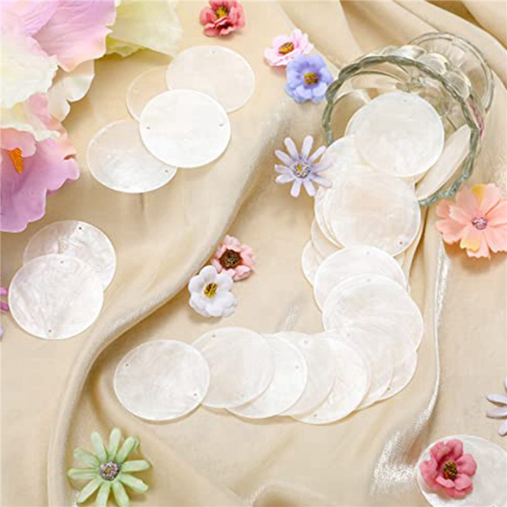 360%20Pcs%20Round%20Natural%20Shells%20Capiz%20Sea%20Shells%202%20Inch%20Oyster%20Shells%20for%20Crafting%20with%202%20Holes%20Sea%20Shell%20Discs%20-%20Image%206