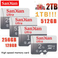 Original Memory Cards 2TB Large Capacity SD Card 128GB 256GB 512GB 1TB Mini TF Card High Speed Flash Card For Nintendo Switch. 