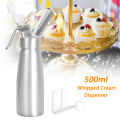 Migeet 500ml Whipped Cream Dispenser Professional Stainless Steel Leak Resistant Cream Whipper Fancy Desserts Maker. 
