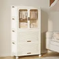 Portable Wardrobe Closet Foldable Wardrobe Organizer Toy Storage Box for Bedroom. 