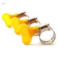 10 Piece 13-19mm Key-Type Adjust Stainless Steel Hose Clamp Worm Gear Clamps. 