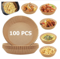 100pcs/50pcs Air Fryer Paper Baking Paper Air Fryer Disposable Paper Baking Mat Oil Absorbing Paper Kitchen Air Fryer Baking. 