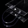 【ALLGOOD】PVC Leak-proof Waterproof Gift Bag Transparent Tote Bags Portable Shopping Bags Snack Drinks Bags in Different Sizes. 