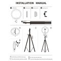 Studio Selfie Ring Light Tripod 10 Inch Big Ring Fill Light with 7 Feet Portable Tripod Stand for Photo Studio  Lightning and Video Shooting Suitable for All Mobile & Camera / LED Studio Camera Ring Light for YouTube, Instagram, TikTok & Other Videos. 