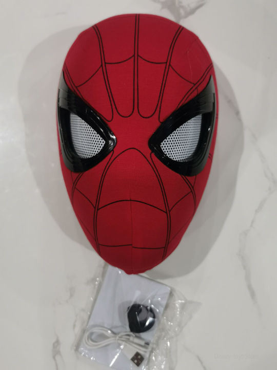 Mascara%20Spiderman%20Headgear%20Cosplay%20Moving%20Eyes%20Electronic%20Mask%20Spider%20Man%201:1%20Remote%20Control%20Elastic%20Toys%20for%20Adults%20Kids%20Gift%20-%20Image%204