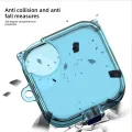 Protective Cover for CMF Buds Pro 2 Bluetooth Earphones TPU Material Switch Transparent Case Solid Color Simple Cover B. 
