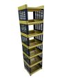 7 Layer Plastic Storage Rack, Book Shelf, Storage Rack for Home, Plastic Racks for Storage. 