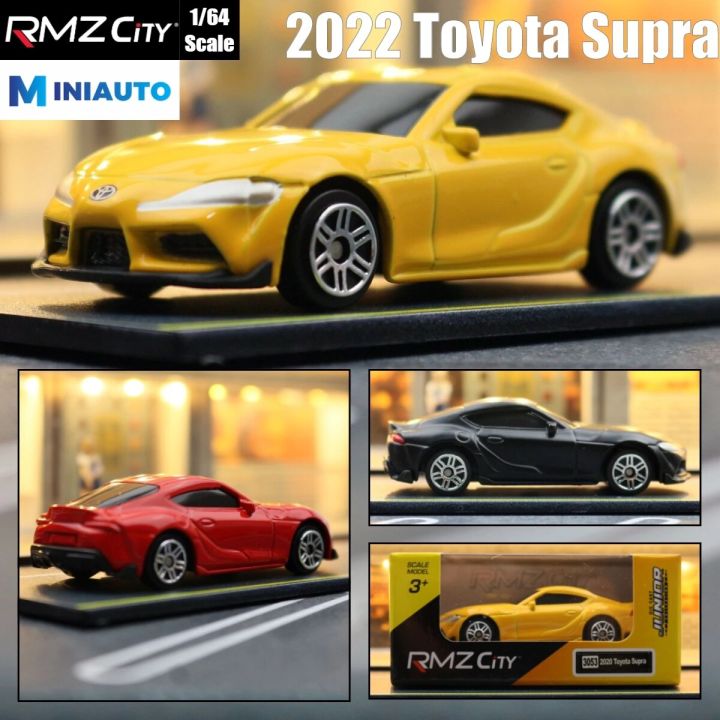 model bike 1/64 TOYOTA Supra, 1:64 Diecast Super Sport Toy Car Model 3'' Hot Wheels Miniature, Zinc Alloy Metal Gift For Boys Children KidParty Tableware