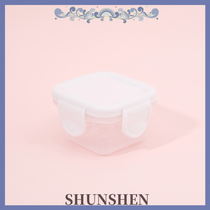 【BestGO】[SHUNSHEN] 1PC Mini Storage Box Lunch Box Fresh Box Portable Food Packaging Anti-smell Box Can Be Refrigerated Heating Sealed Box