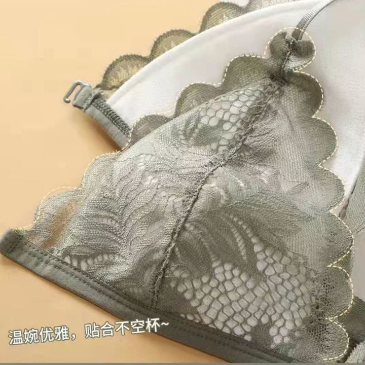 Summer%20Ultra-Thin%20Breathable%20Beauty%20Back%20Front%20Button%20Type%20Wireless%20Girl's%20Underwear%20Lace%20Lining%20Cotton%20Ultra-Thin%20Super%20Comfortable%20-%20Image%206