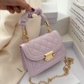 【FOOT SOFA】Women's Bag Popular Ins Women's Bag 2023 Classic Korean Fashion Hand Bag Small Square Chain Crossbody Bag. 