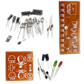 Multivibrator Circuit and Knight Rider Flashing DIY Kit with Parts and PCB - Robo Circuit - Assembly kit. 