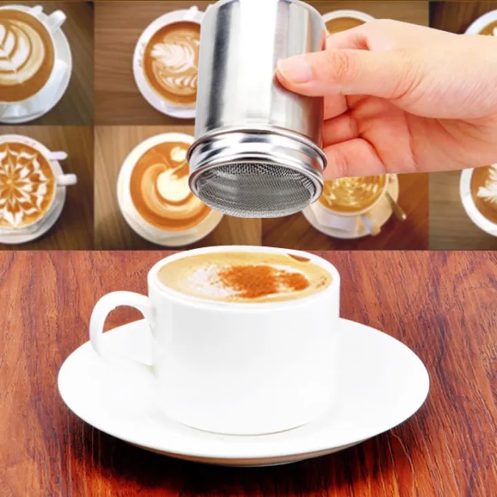 【Shop the Latest Trends】1Pcs Stainless Steel Chocolate Sugar Shaker ...