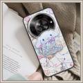 Anti-knock Back Cover Phone Case For ZTE Blade A75 5G/Nubia Focus 5G/Calf 5G phone lens protection Rotatable stand cute. 