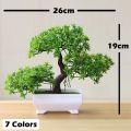 Artificial Plant Artificial Flower Home Decor Bonsai Tree Pot Plant Fake Flower Potted Ornament For Home Room Garden Decoration. 