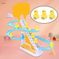 2x 3Pcs Roller Coaster Toy Accessories Slide Stairs Toy Spare Part Game Parts for Kids , Duck. 
