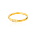 【Aingo】Simple Number Ring Men and Women Stainless Steel Ring 111 999 Angel Number Ring. 