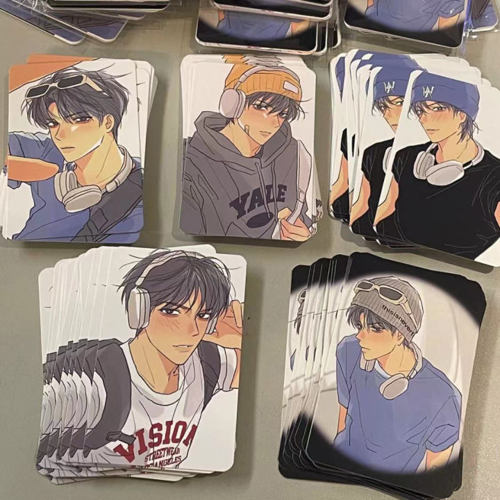 6%20Pcs/Set%20Korean%20BL%20Manhwa%20Comic%20Characters%20WAEM%20Small%203%20inches%20HD%20Photocard%20Cosplay%20Gift%20-%20Image%202