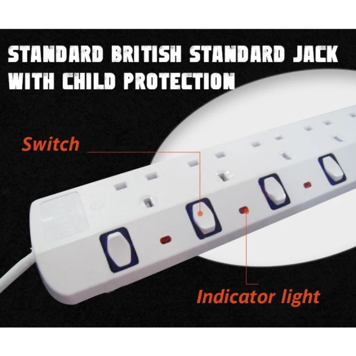 5%20Way%20Plug%20Socket%20Outlets%20with%203%20Meter%20Extension%20Cord%20Universal%20Power%20Strip%20Wire%20Charger%20for%20Home%20Bedroom%20Office%20Living%20Room%2013A%20Fuse%20Surge%20with%20Separate%20Single%20Switch%20Indicate%20light%20Max%2013A%20Surge%20Protector%20Power%203250W%20AC%20250V%20Electrical%20Extension%20Wire%20-%20Image%203