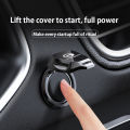 [New Style] Car Interior Engine Ignition Start Stop Button Protective Cover Decorative Sticker Car Interior Accessories for Land Rover Defender Range Rover Discovery 4 3 2 1. 
